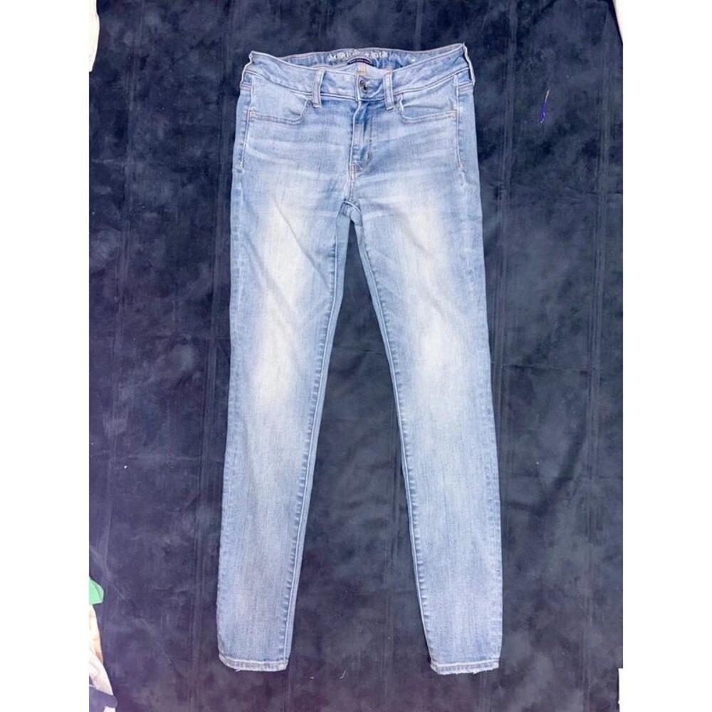 American Eagle Super Super Stretch Skinny Jeans 8 Extra Long